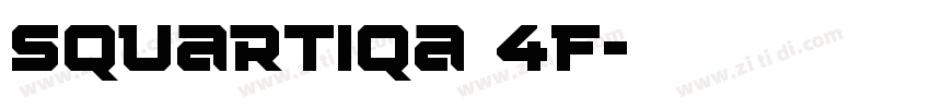 Squartiqa 4F字体转换 Squartiqa 4F字体转换
